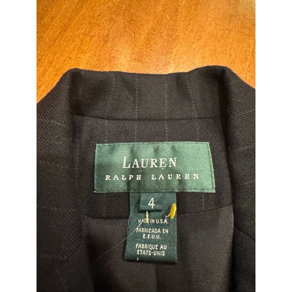 Woman’s Lauren Ralph Lauren blazer jacket 100% wool size 4 - Picture 2 of 5